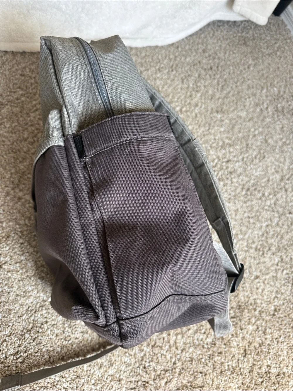 Levi's Two-Tone Gray and Brown Women's Backpack